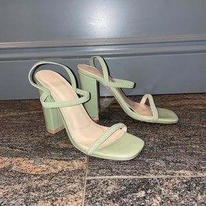 Mint Green Heels